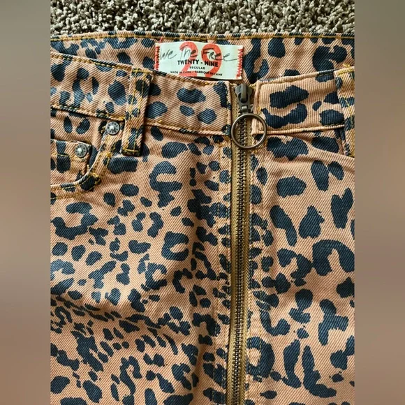 We The Free Leopard Print Skirt - Brown and Black - Picture 7 of 7